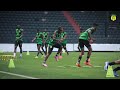 COUPE DE LA CAF PREMIER SÉANCE D'ENTRAÎNEMENT DE MANIEMA UNION A LA LUBUMBASHI