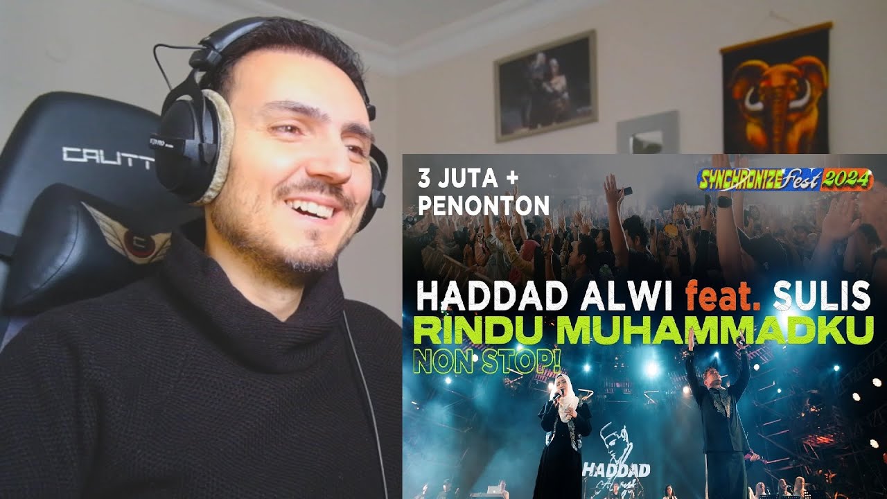 NON STOP! Rindu Muhammadku di Synchronizefest 2024 (Feat. Sulis) Reaction