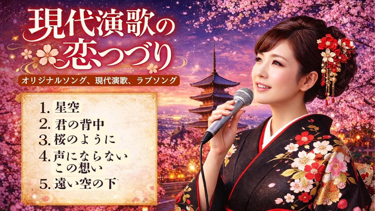 現代演歌の恋つづり#オリジナルソング #演歌 #ラブソング