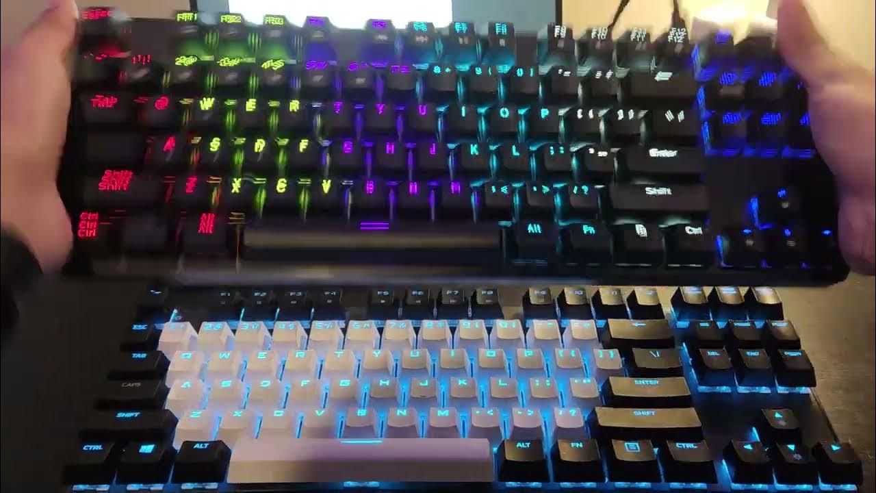 Kogan RGB Rainbow TKL gaming keyboard review Best Budget keyboard? YouTube