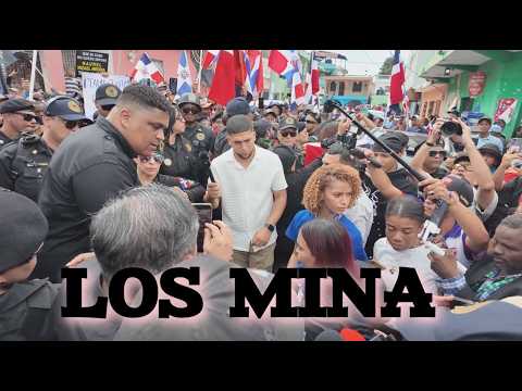 Dominican protest in Los Mina