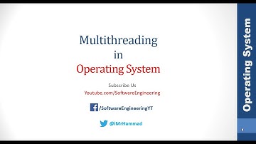 Single threading and multithreading | operating system
