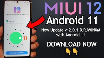 Redmi Note 9 Pro India MIUI 12 v12.0.1.0 RJWINXM Android 11 Stable Update OTA Download Link 👇👇 |2020