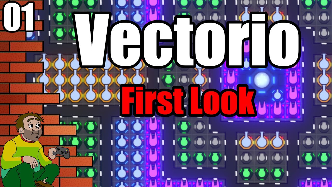 Who Dipped Their Factorio In My Tron Fever Dream Tower Defense?!? - Vectorio First Look!