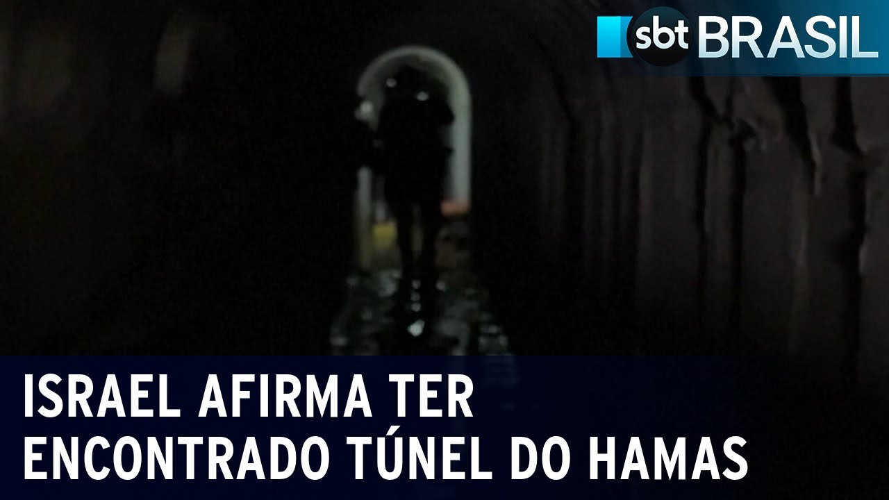 Israel afirma ter encontrado túnel do Hamas sob sede de agência da ONU | SBT Brasil (10/02/24)