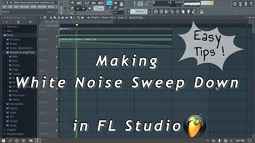 Tutorial Making Noise Sweep Down in FL Studio || Easy
