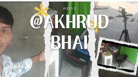 Aaje to studio banavi yo./ aaj ham karenge video suting./best vlog.