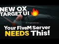 NEW OX TARGET UI 🔥 Your FiveM Server NEEDS This!"