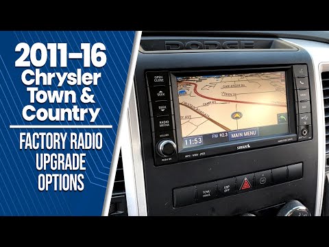 2011-2016 Chrysler Town & Country Factory Radio Upgrade Options - Easy Plug & Play Install