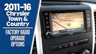 2011-2016 Chrysler Town & Country - Factory Radio Upgrade Options - Easy Plug & Play Install