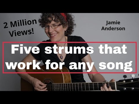 Five strum patterns that will work for almost any song