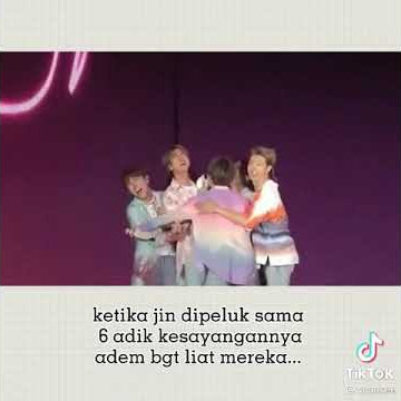 Ketika Jin dipeluk sama 6 adik kesayangannya 💜 BTS
