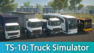 TS-10: Truck Simulator – Quick showcase 2018 screenshot 4