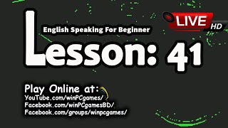 Conversation | Lesson - 41 : THE FOOD TASTES GREAT | Win PC Games