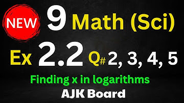 9 Math 𝐍𝐄𝐖 Book 📗Q.no 2, 3, 4 & 5 of Exercise 𝟐.2🍁AJK Board  ✍️ Saif Math Notes
