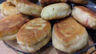 Пирожки на кефире Рецепт без дрожжей и заморочек! Быстрые, вкусные, пышные жареные пирожки с вишней
