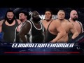 WWE 2K17 Brock VS,Big Show,Mark,Braun,André,Undertaker 6-Man Elimination Chamber Match