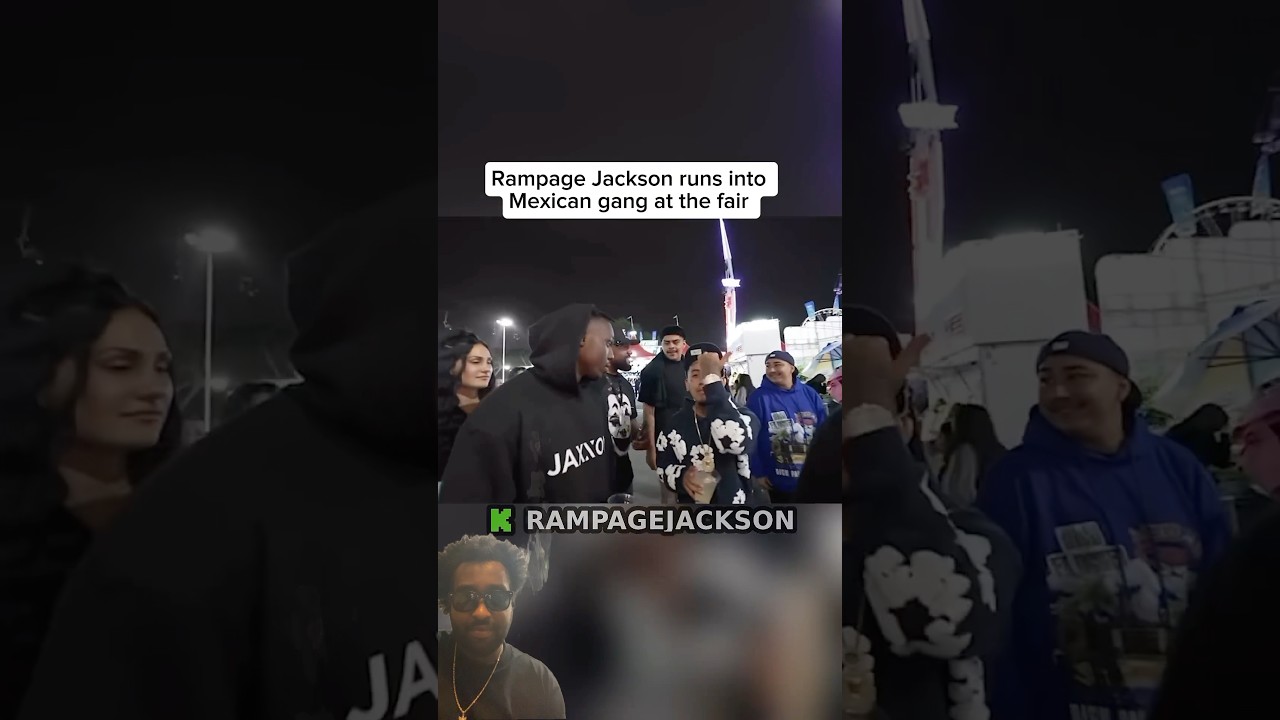 Rampage Jackson runs into Stinc Team member Playerways Rest in Peace Drakeo The Ruler