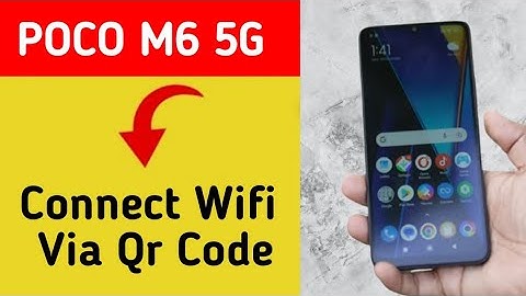 How to connect WiFi via QR code, Poco M6 5G me Bina password ke Wi Fi connect kaise karen