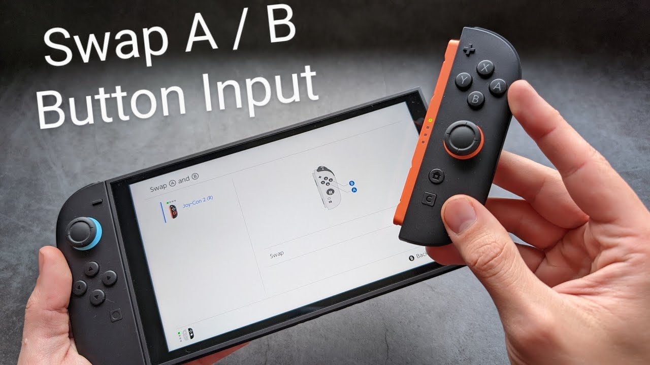 How to Swap A / B Button on Nintendo Switch 2 - Controller Button ...