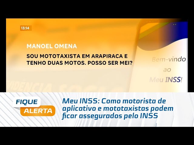 Meu INSS: Como motorista de aplicativo e mototaxistas podem ficar assegurados pelo INSS