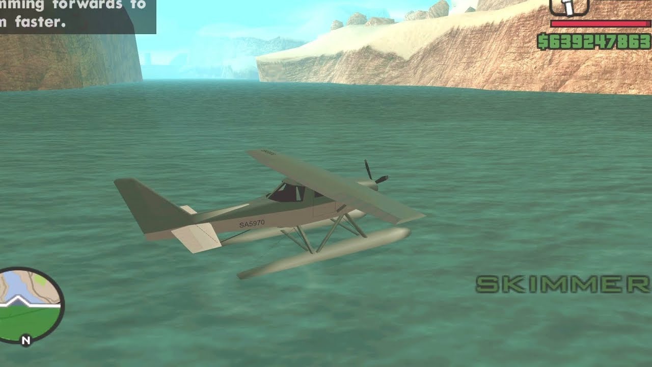 Grand Theft Auto: San Andreas (Find Water Helicopter) Jumped out of ...