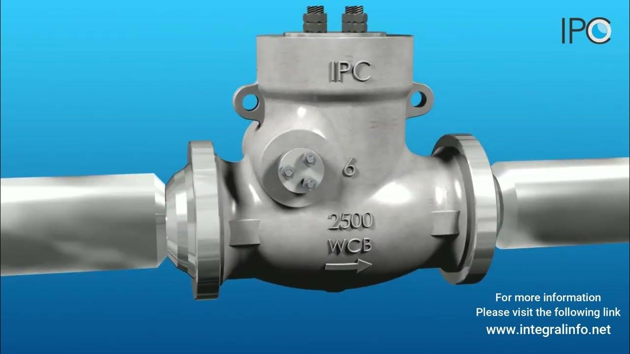 Check valve working animation YouTube