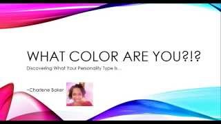 Environmental What Color Are You! Discovering Your Personality Type... Station Image