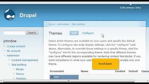 How to manage themes in Drupal