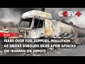 Fears over Fuel Supplies, Pollution as Smoke Shrouds Skies After Attacks on Iranian Oil Depots