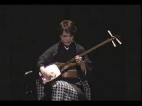 杵家七三の三味線独奏 Kineie Nami Syamisen solo performance
