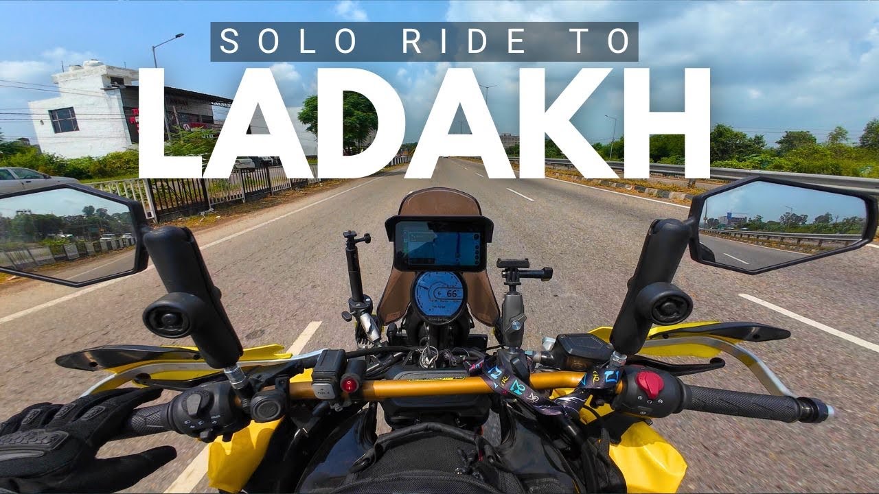 (Ep-1 )SOLO RIDE TO LADAKH 2025 l DELHI TO JAMMU JOURNEY BEGINS