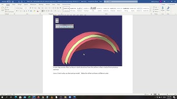 Assignment 4 Wireframe and Surface Design Workbench OFFSET 1 CATIA 3D Experience