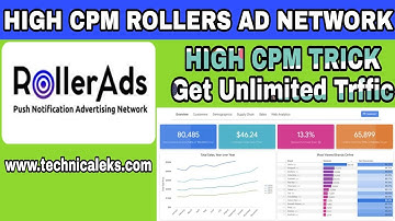 Rollerads High Cpm Ad network Google Adsense Alternative best pop up ads network