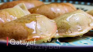 Qatayef Arabic sweet most delicious recipe easy and quick, احلى وصفة قطايف
