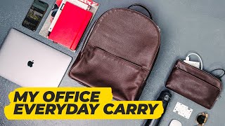 WHAT'S IN MY WORK BAG? (Updated) | Business Backpack + Everyday Carry • Effortless Gent