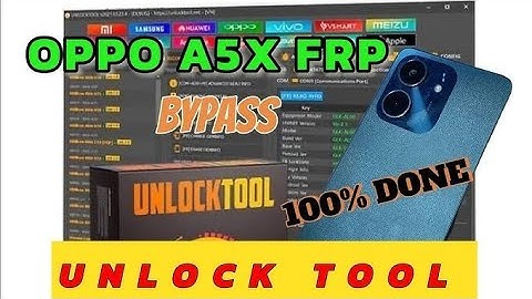 Oppo A5x cph2725 Android15 latest Siceurity frp bypass done  unlock tool  one click✅✅