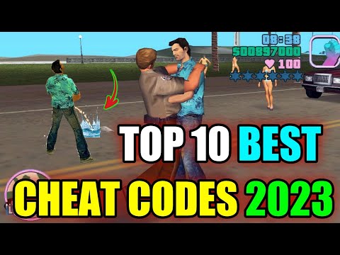 Top 10 Best Cheats for GTA Vice City ( New 2023 ) | GTA Vice City Cheat Codes | SHAKEEL GTA