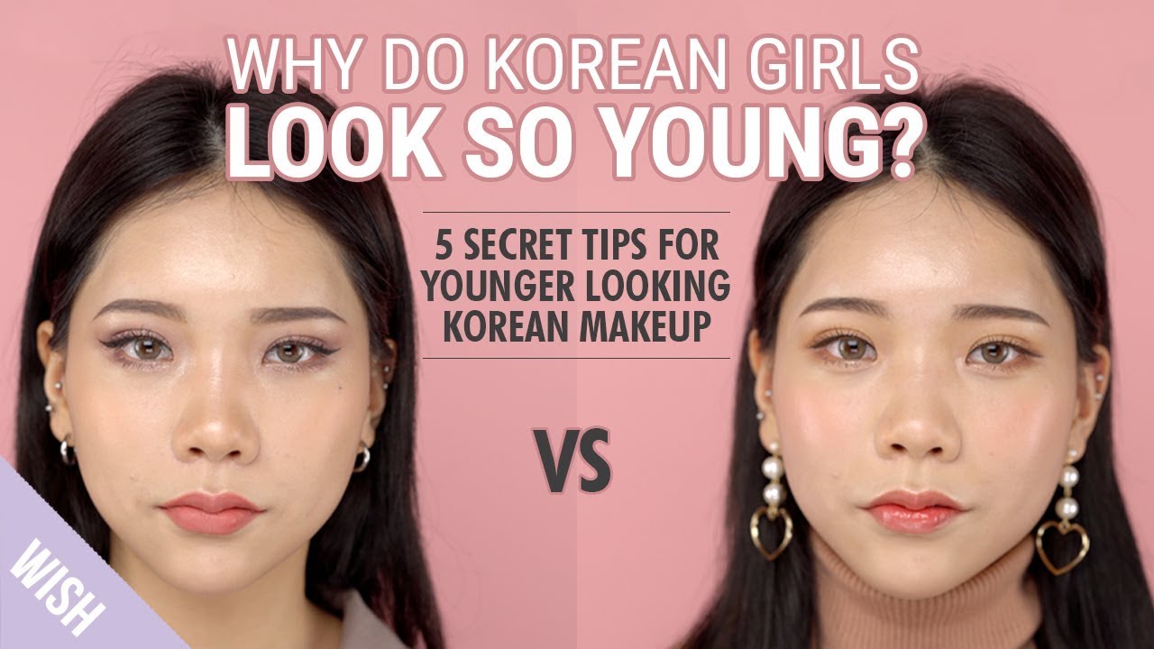 How To Look Younger With Korean Makeup Korean Makeup VS American