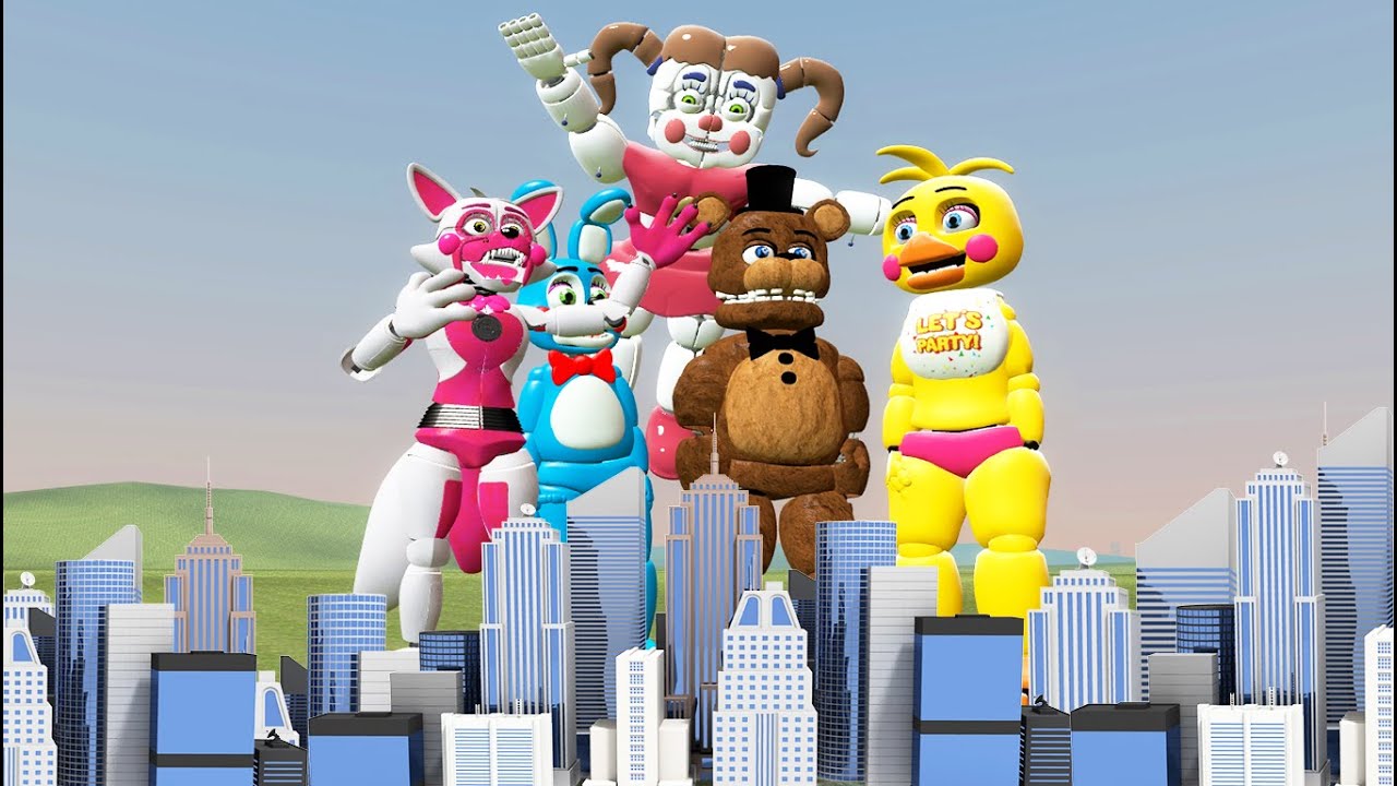 TITAN ANIMATRONICS! (Gmod FNAF Sandbox Funny Moments) Garry's Mod funny moments in soccer