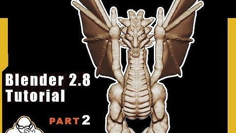Blender 2.8 How To Make A Dragon Step By Step part 2