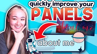 Quickly Improve Your Twitch Panels