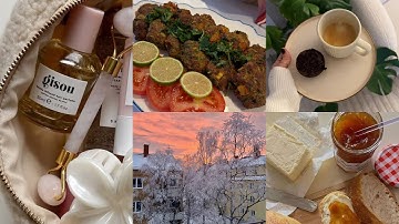 Vlogmas Day One/ Cozy December Vibes/ Afghan Food( Chapli Kabab)/ Healthy Muffins/ Silent Vlog 🎄💫🌨️