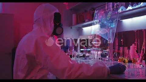 Scientists Using Holographic Display | Stock Footage - Envato elements
