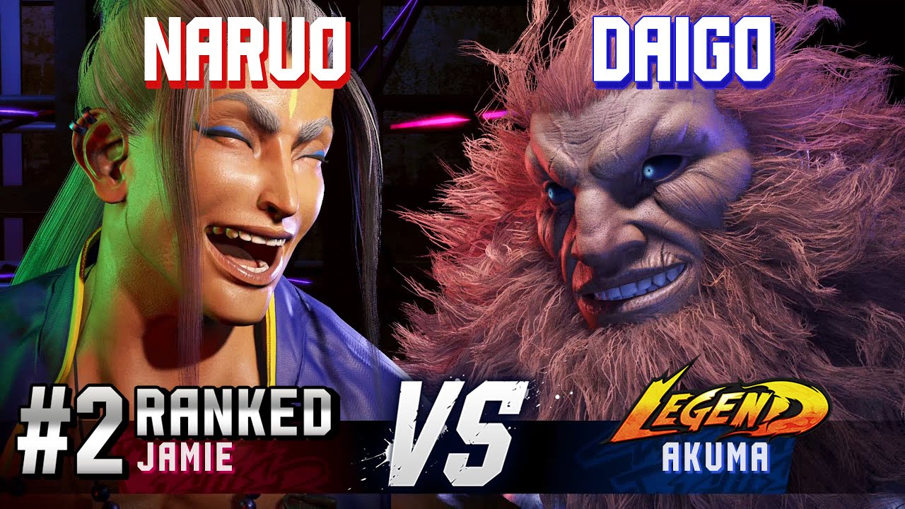 SF6 ▰ NARUO (#2 Ranked Jamie) vs DAIGO (Akuma) ▰ High Level Gameplay