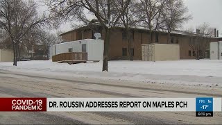 Manitoba’s top doctor addresses Maples review