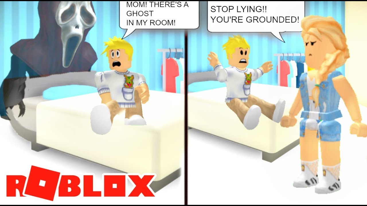 He Saw A Ghost In His Room And Mom Didnt Believe Him - survive a night with your mom roblox