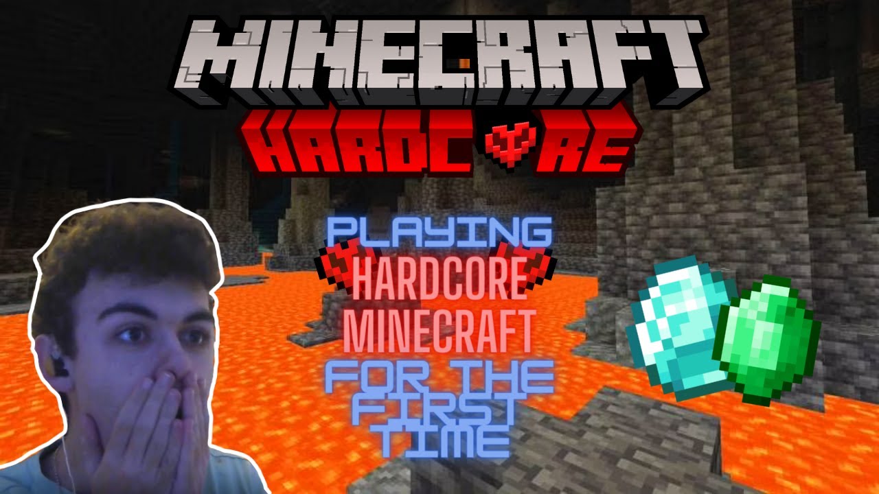 Playing Hardcore Minecraft For The First Time - YouTube