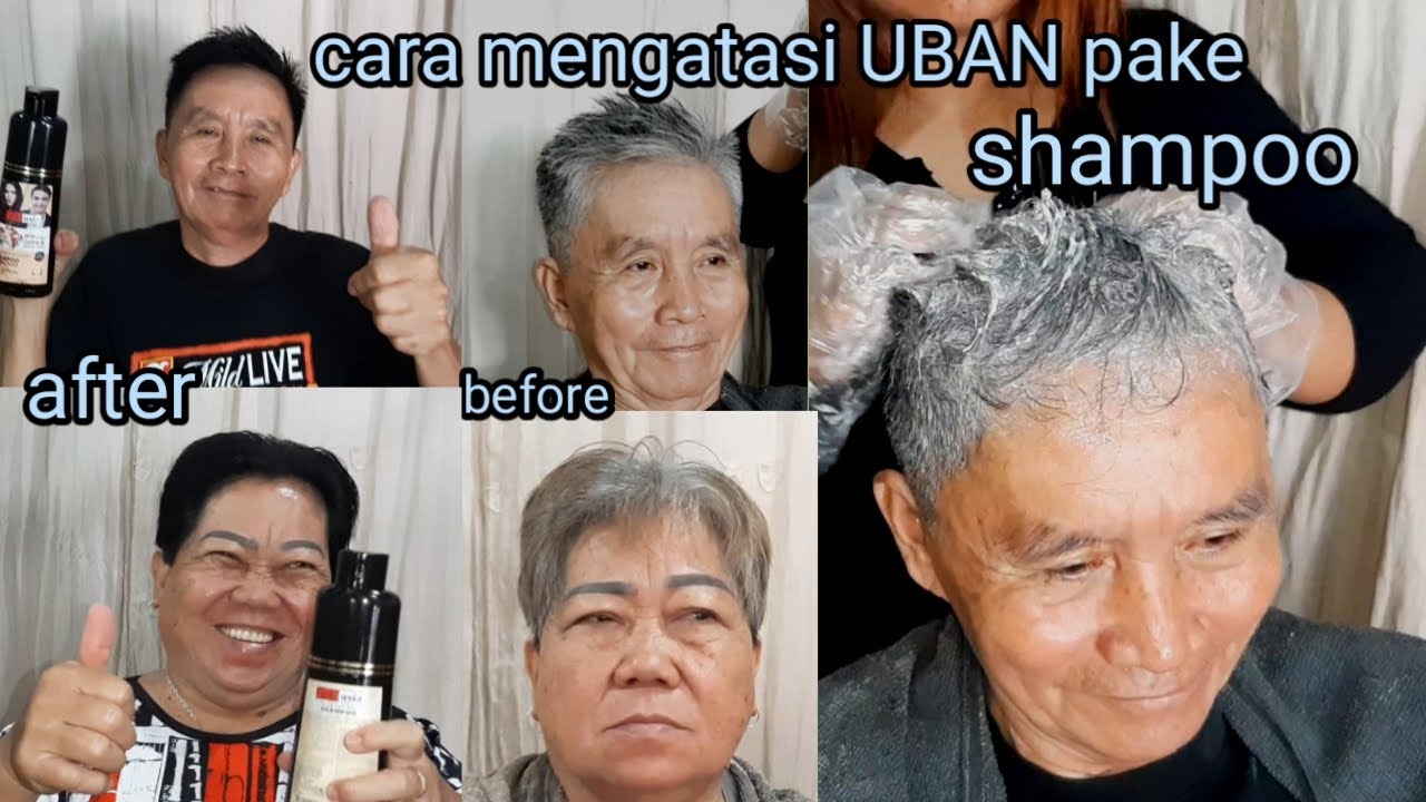 cara mengatasi uban pake shampoo