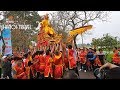 Phải rất khỏe mới chịu được như Chúa sống được rước trong hội đền Sái #hnp